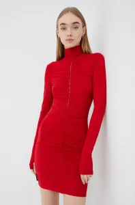 Šaty Sixth June červená farba, mini, priliehavé #233875