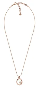 Skagen Dizajnový bronzový náhrdelník s perlou Agnetha SKJ1443791