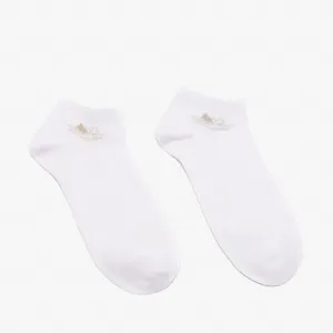 Pánske biele členkové ponožky - Spodná bielizeň #4082245