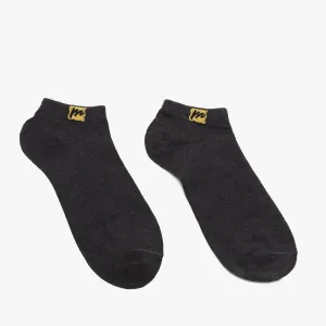Pánske tmavošedé členkové ponožky - Spodná bielizeň #4082281