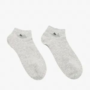 Sivé pánske členkové ponožky - Spodná bielizeň