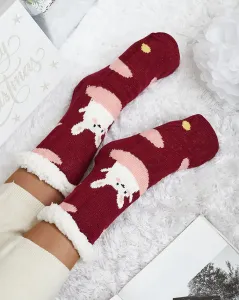 Royalfashion Dámske zimné ponožky s vianočným vzorom #8536146