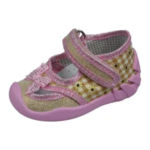 Detské zlato-ružové topánky KIKI #1798933