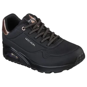 Skechers UNO - SHIMMER AWAY Dámska obuv na voľný čas, čierna, veľkosť #4038327