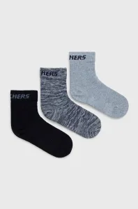 Detské ponožky Skechers (3-pak) fialová farba #5145130