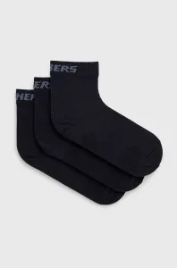 Detské ponožky Skechers (3-pak) tmavomodrá farba #5145127