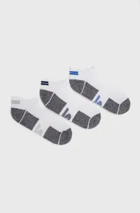 Ponožky Skechers (3-pak) pánske, biela farba #239120