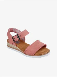 Ružové dámske sandále Skechers #664130