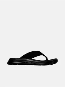 Sandále, papuče pre mužov Skechers - čierna #6091576