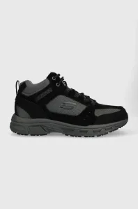 Topánky Skechers Oak Canyon - Ironhide pánske, čierna farba, #5100329