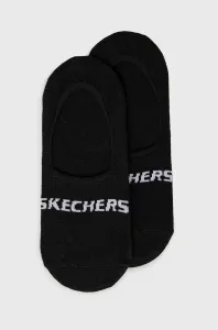 Ponožky Skechers (2-pak) čierna farba #5467129