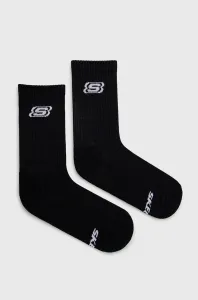 Ponožky Skechers (2-pak) čierna farba #5467117
