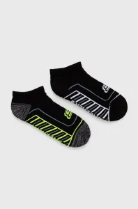 Ponožky Skechers (2-pak) čierna farba #296222