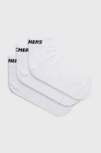 Ponožky Skechers (3-pak) biela farba #208458