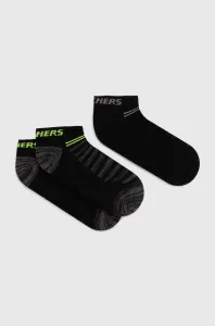 Ponožky Skechers 3-pak čierna farba