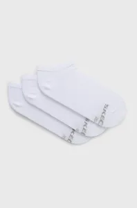 Ponožky Skechers (3-pak) dámske, biela farba #5467137