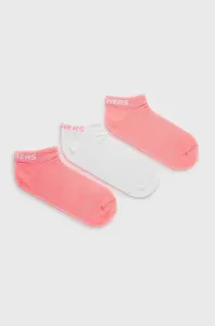 Ponožky Skechers (3-pak) ružová farba #5467155
