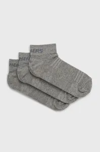 Ponožky Skechers (3-pak) šedá farba #5467157