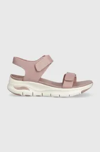 Sandále Skechers dámske, ružová farba #9260395