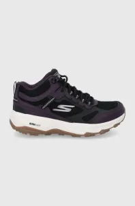 Topánky Skechers fialová farba, na plochom podpätku #6138107
