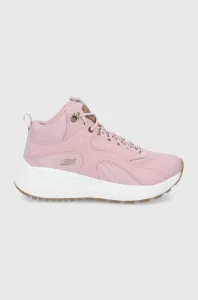 Topánky Skechers ružová farba, na platforme #7196288