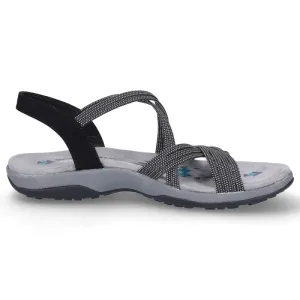 Skechers REGGAE SLIM Dámske sandále, tmavo sivá, veľkosť #5955935