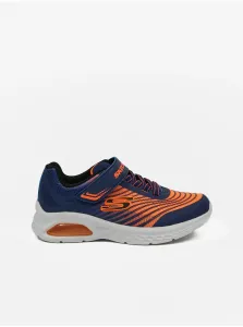 Oranžovo-modré chlapčenské tenisky Skechers Microspec Max II
