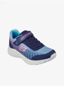 Skechers MICROSPEC PLUS Detská voľnočasová obuv, modrá, veľkosť