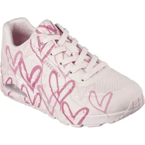 Skechers UNO - LOVING LOVE Dámska obuv na voľný čas, béžová, veľkosť #9342324