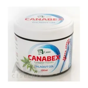 Dr.Cann CANABEX konopné mazanie chladivý gél na svaly a kĺby 250 ml