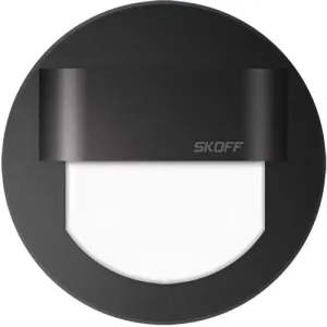 LED nástenné svietidlo Skoff Rueda čierna studená 10V MH-RUE-D-W-1 IP66 (LED nástenné svietidlo Skoff Rueda čierna studená 10V MH-RUE-D-W-1 IP66)