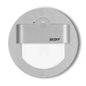 LED nástenné svietidlo Skoff Rueda hliník studená 10V MJ-RUE-G-W s čidlom pohybu (LED nástenné svietidlo Skoff Rueda hliník studená 10V MJ-RUE-G-W s čidlom pohybu)