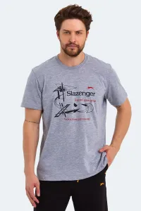 Slazenger Karnen oversized tričko pánske šedá