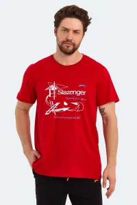 Slazenger Karnen oversized tričko pánske červené