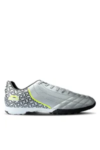 Slazenger Hino Turf Football Men's Astroturf Shoes Grey / Black #7507919