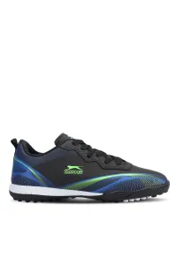 Slazenger Football Men's Astroturf Shoes Black / Green #7515910