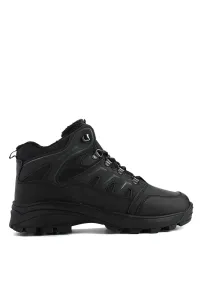 Slazenger Gufy New Outdoor Boots Men's Shoes Black #7842444