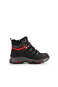 Slazenger Hydra Go Outdoor Boots Boys' Shoes Black / Red #7507064