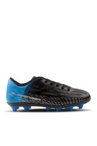 Slazenger Score I Krp Football Boys Football Cleats Shoes Black / Saks Blue