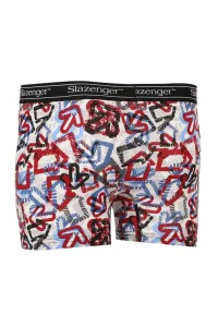 Slazenger JAMA Pánske boxerské spodné prádlo biele / červené #7245244