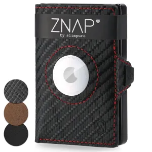 Slimpuro ZNAP Airtag Wallet, 8 kariet, priehradka na mince, 8,9 x 1,5 x 6,3 cm (Š x V x H), ochrana RFID #1427420