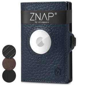 Slimpuro ZNAP Airtag Wallet, 8 kariet, priehradka na mince, 8,9 x 1,5 x 6,3 cm (Š x V x H), ochrana RFID #1427714