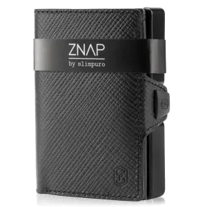 Slimpuro ZNAP, tenká peňaženka, 12 kariet, priečinok na mince, 8,9 × 1,8 × 6,3 cm (Š × V × H), RFID ochrana #1426392