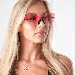 Ružové dámske slnečné okuliare - doplnky