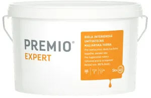 PREMIO EXPERT - Umávateľná interiérová farba biela 4 kg