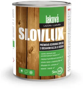 SLOVLUX - Laková lazúra na drevo 0021 - orech 2,5 L