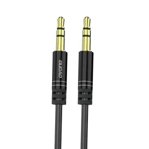 Dudao long stretchable cable AUX mini jack 3.5mm spring ~ 150cm black (L12 black)
