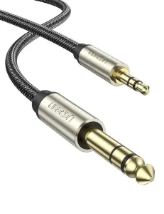 Ugreen AV127 audio kábel 3.5mm mini jack - 6.35mm jack, TRS - 5m -  Sivá KP26280