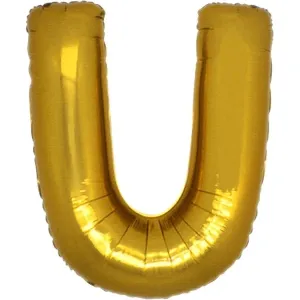 Balónik zlatý písmeno U