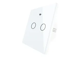 Smart vypínač osvetlenia MOES Light Button Switch WS-EU2 WiFi Tuya